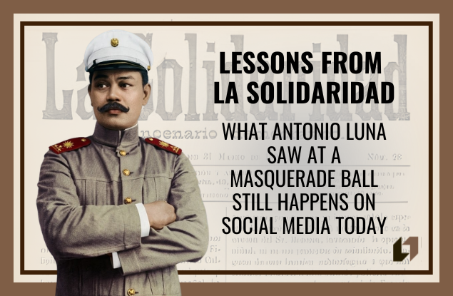 What Antonio Luna Saw at a Masquerade Ball Still Happens on Social Media Today
